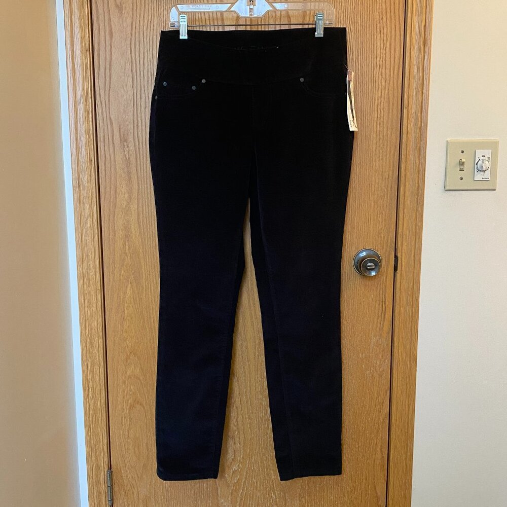 Black Jag Jeans Corduroy stretch waist pants New with tags Size 10